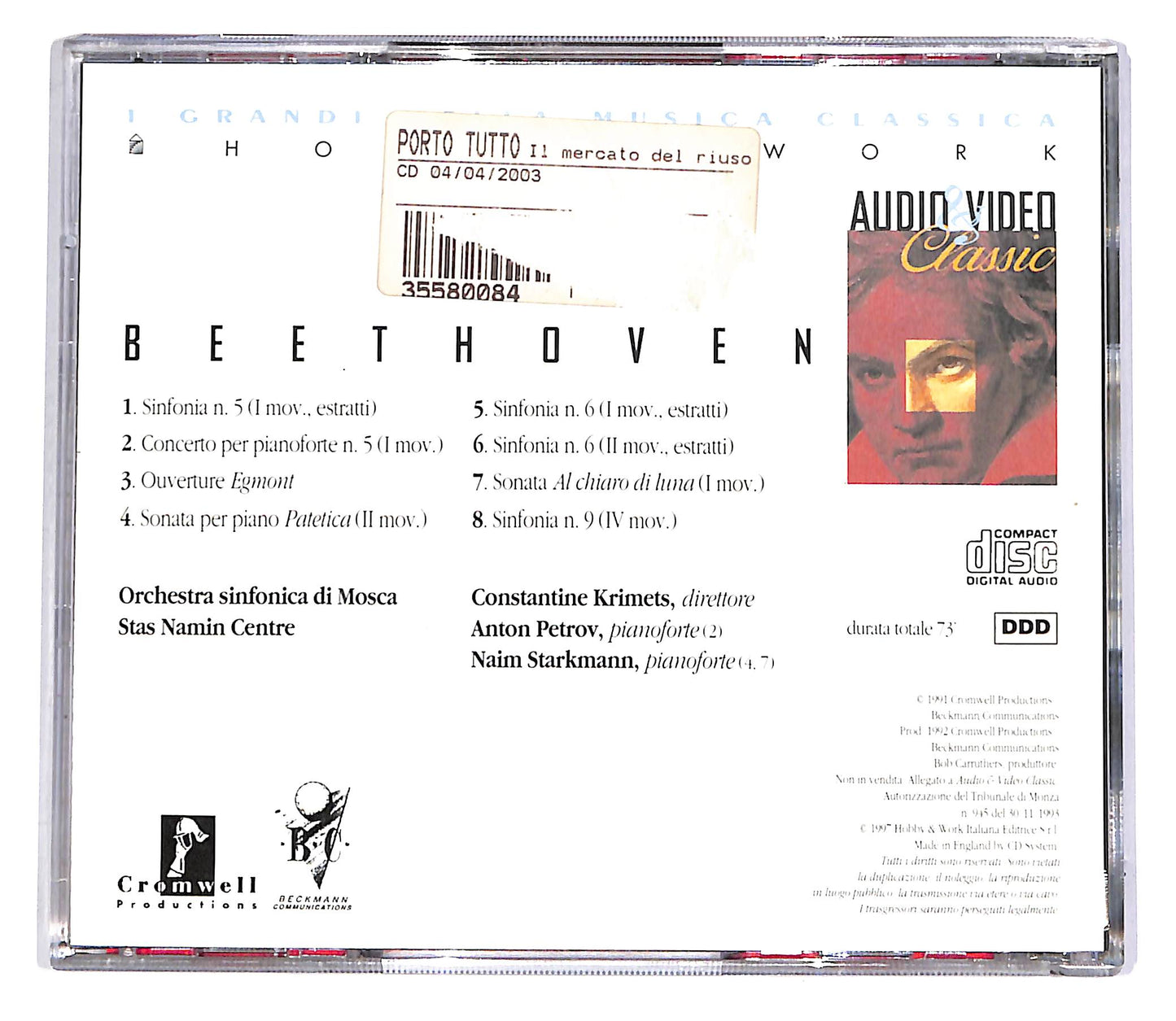 EBOND Audio Video Classic - Beethoven EDITORIALE CD CD051216