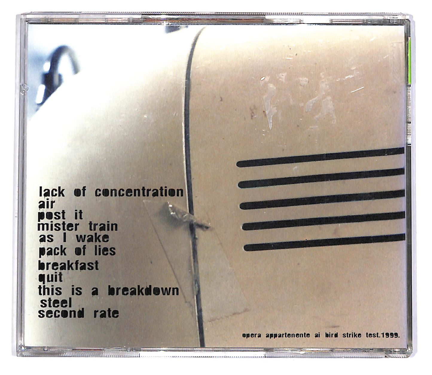 EBOND Bird Strike Test - Lack Of Concentration EDITORIALE CD CD051220