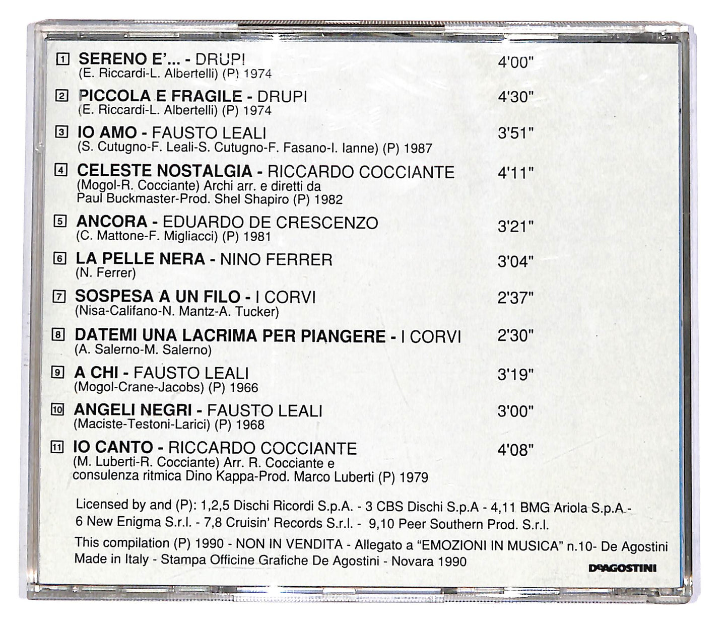 EBOND Various - Negri Bianchi EDITORIALE CD CD051227