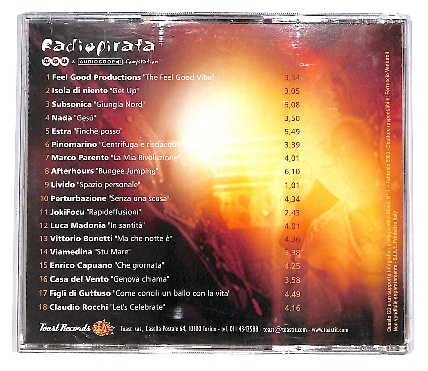 EBOND Various - Radio Pirata EDITORIALE CD CD051254