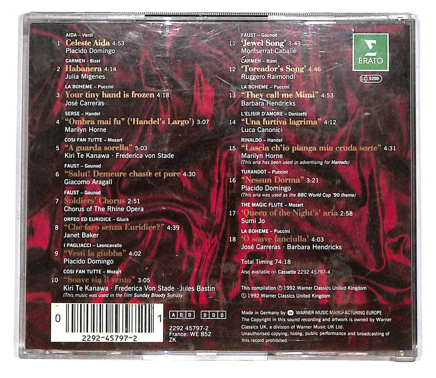 EBOND The Ultimate Opera Collection - Domingo, Carreras, Te Kanawa CD CD051318