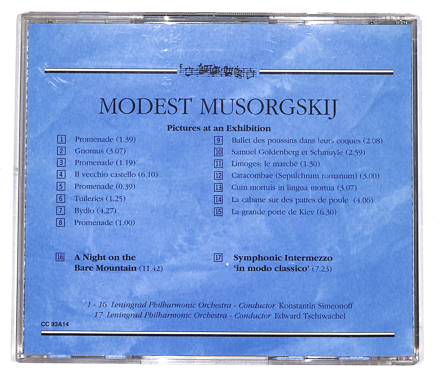EBOND Mussorgsky - Pictures At An Exhibition, Bare Mountain EDITORIA CD CD051445