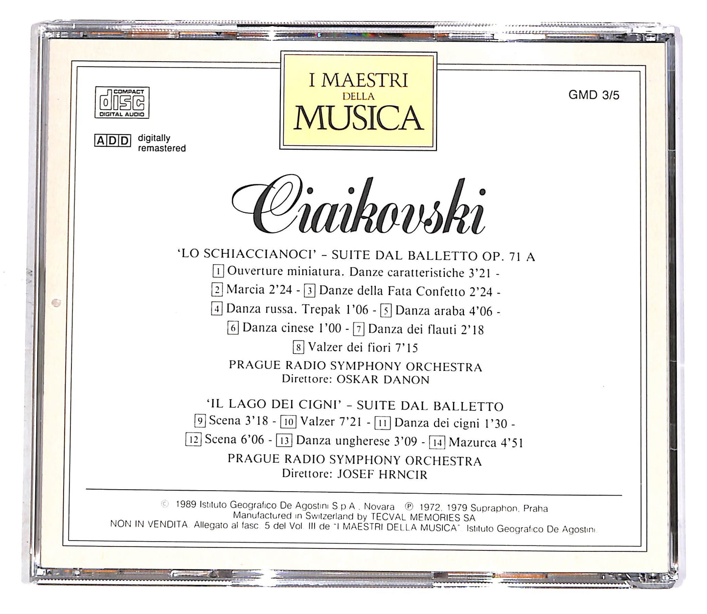 EBOND Ciaikovski - Lo Schiaccianoci Op.71 Il Lago Dei Cigni EDITORIA CD CD051451