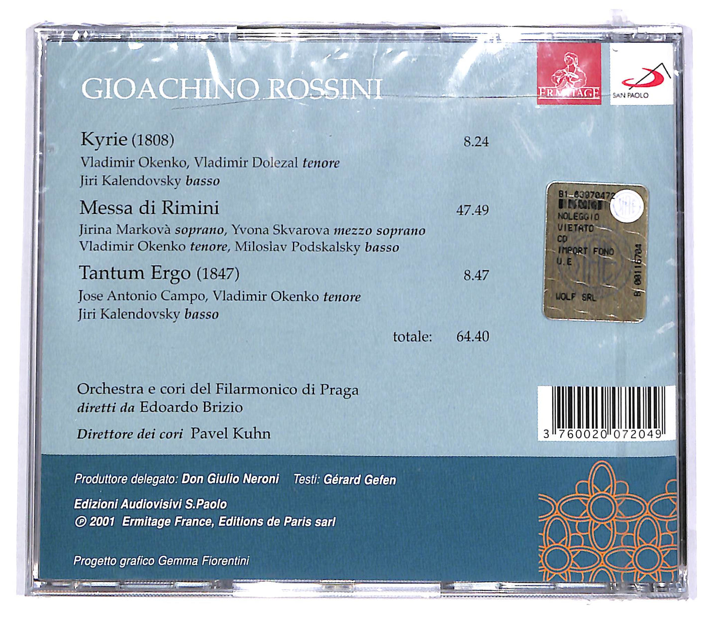 EBOND Gioachino Rossini - Laudate Dominum CD CD051520