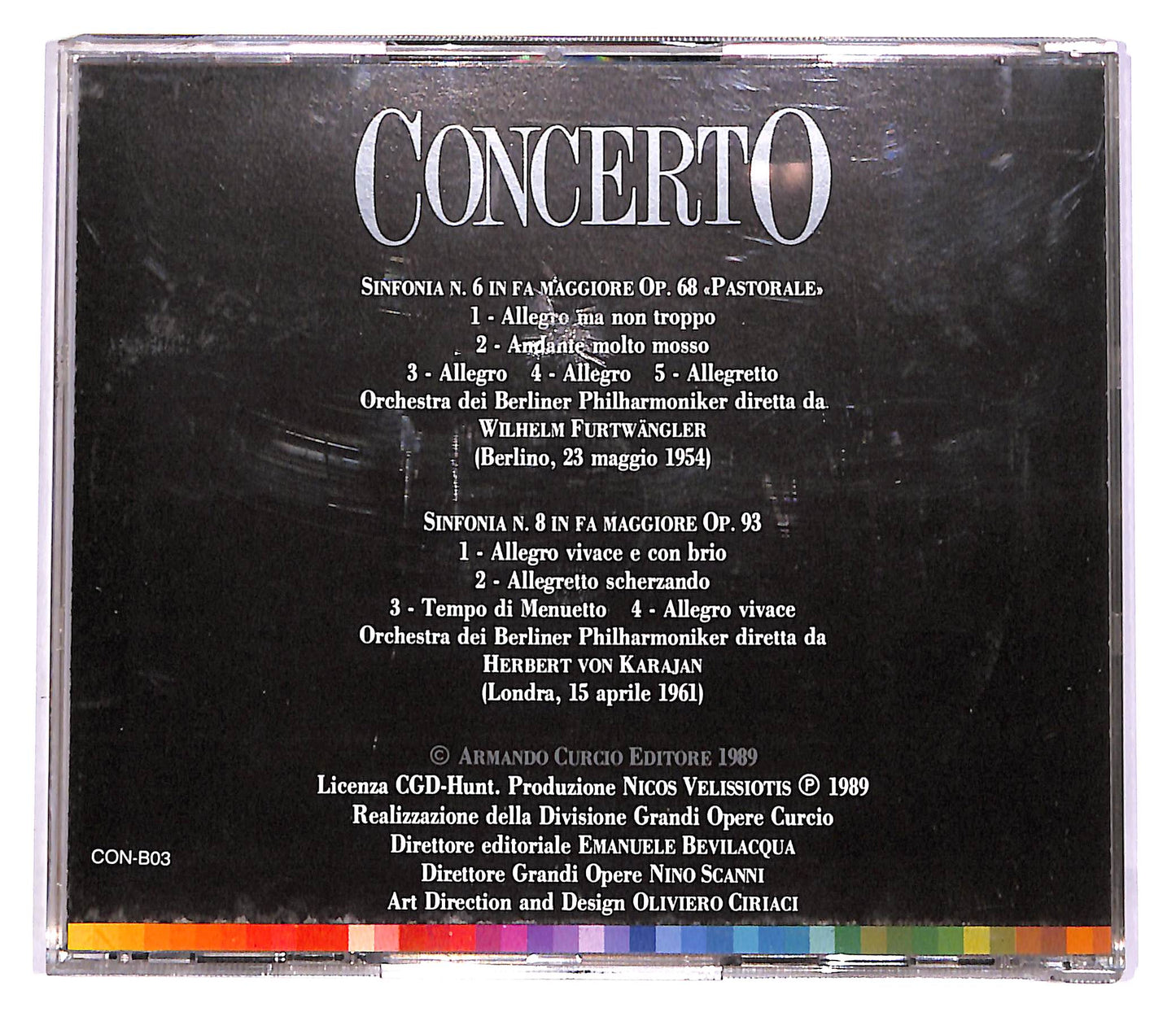 EBOND Beethoven - Sinfonia N.6 Pastorale - Sinfonia N.8 EDITORIALE CD CD051555