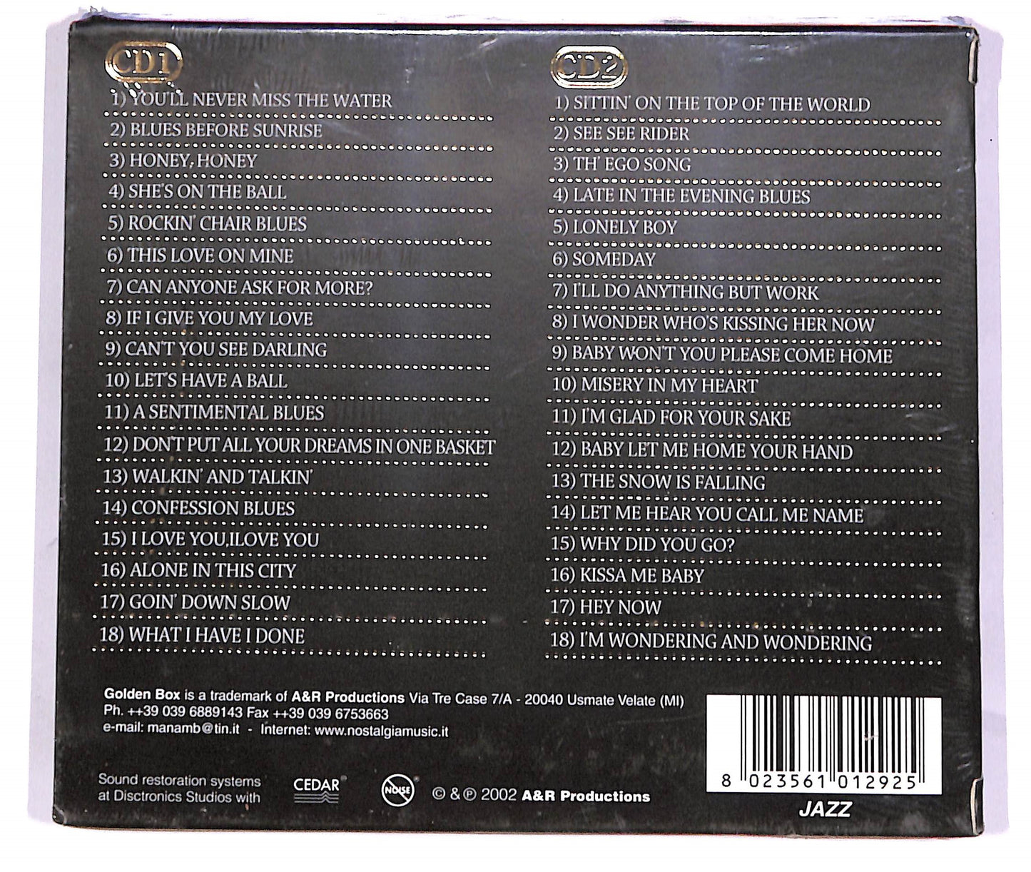 EBOND Ray Charles - Only Original Hits (2 dischi) CD CD051637