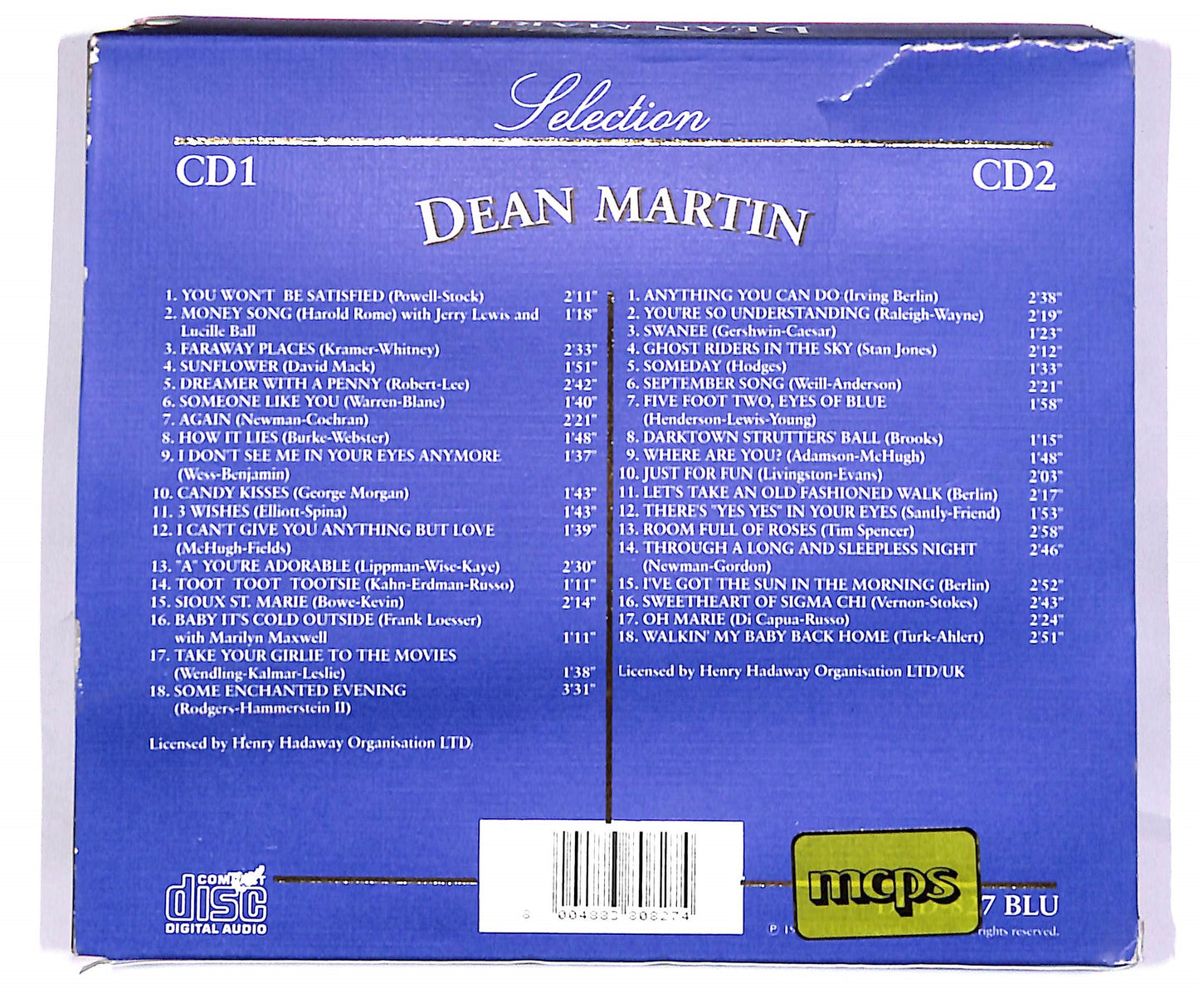 EBOND Dean Martin - Selection (2 dischi) CD CD051651