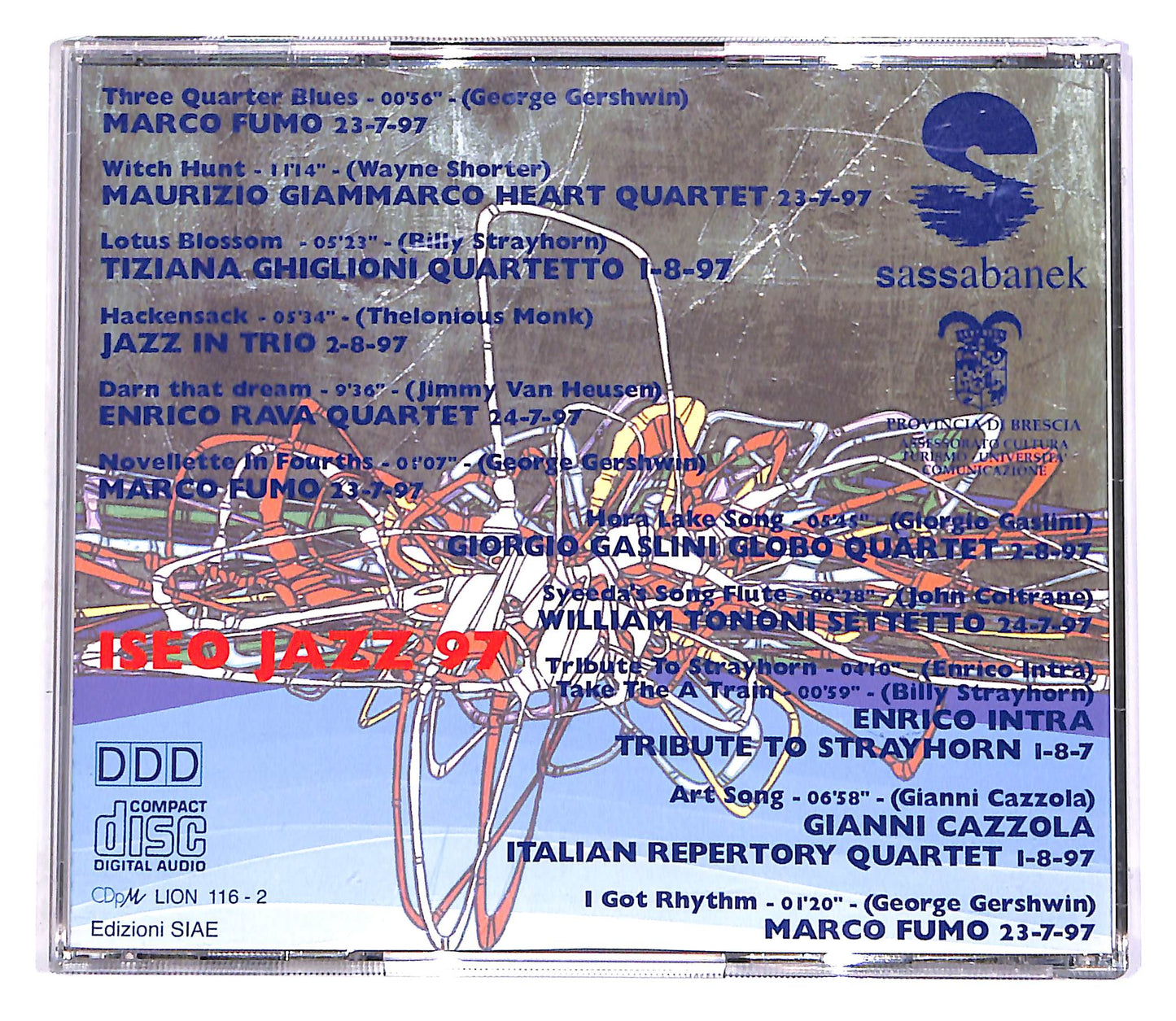 EBOND Songbook - Iseo Jazz '97 EDITORIALE CD CD051707
