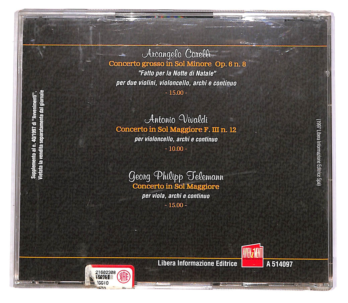 EBOND Viaggio Nel Barocco Italiano III EDITORIALE CD CD051723