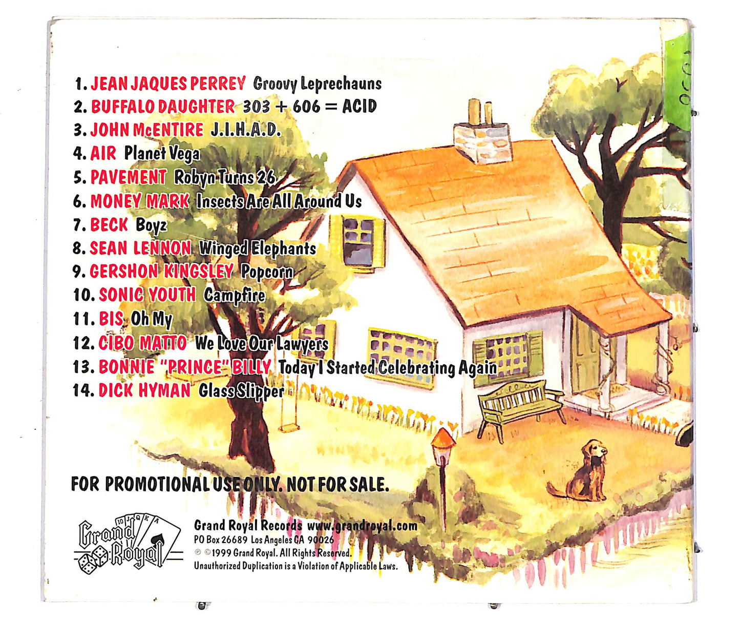 EBOND Various - At Home With The Groovebox PROMO CD CD051756