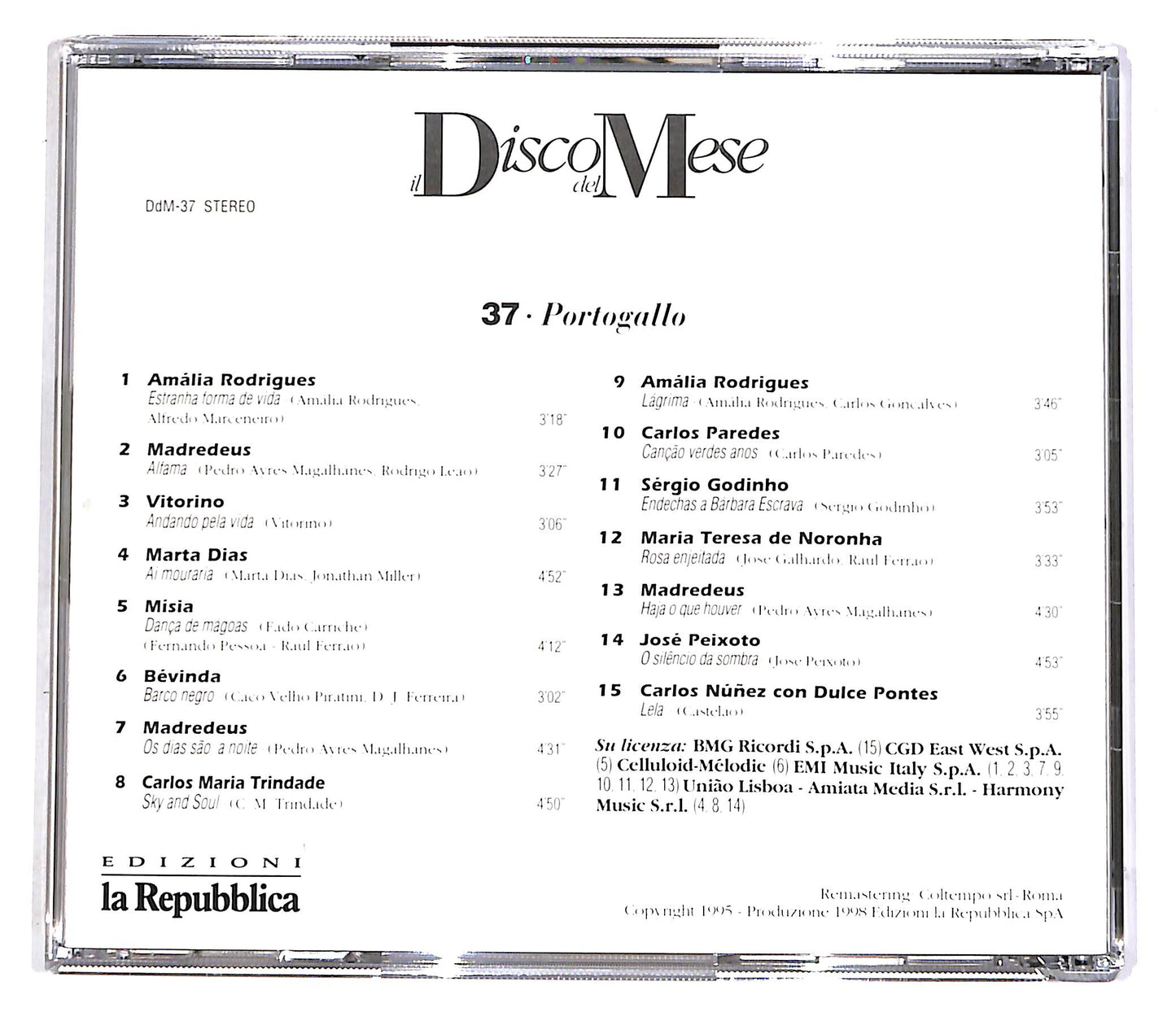 EBOND Portogallo - Il Disco Del Mese Vol.37 EDITORIALE CD CD051826