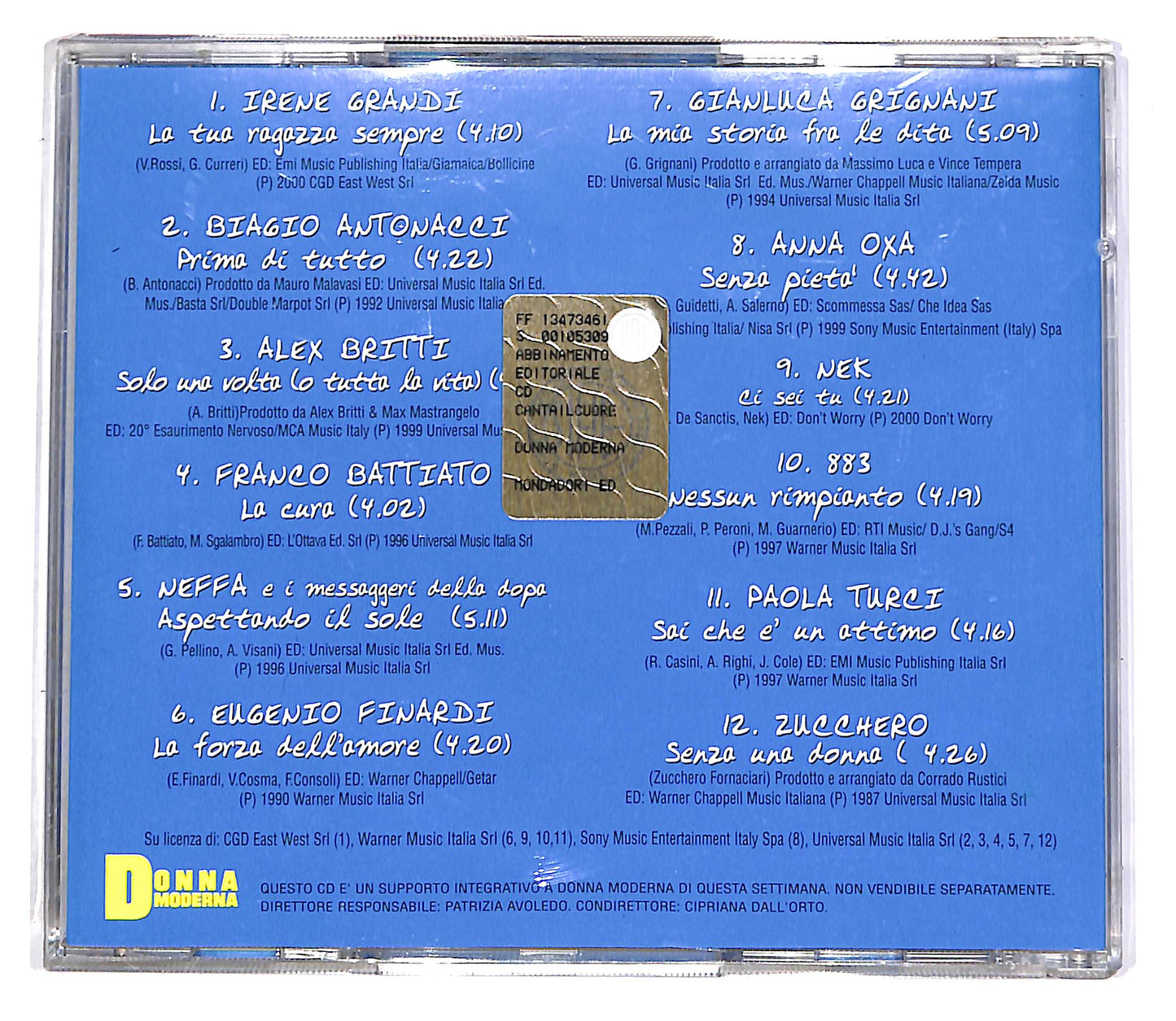 EBOND Canta Il Cuore - Le Piu Belle Canzoni D'Amore Italiane EDITORI CD CD051901