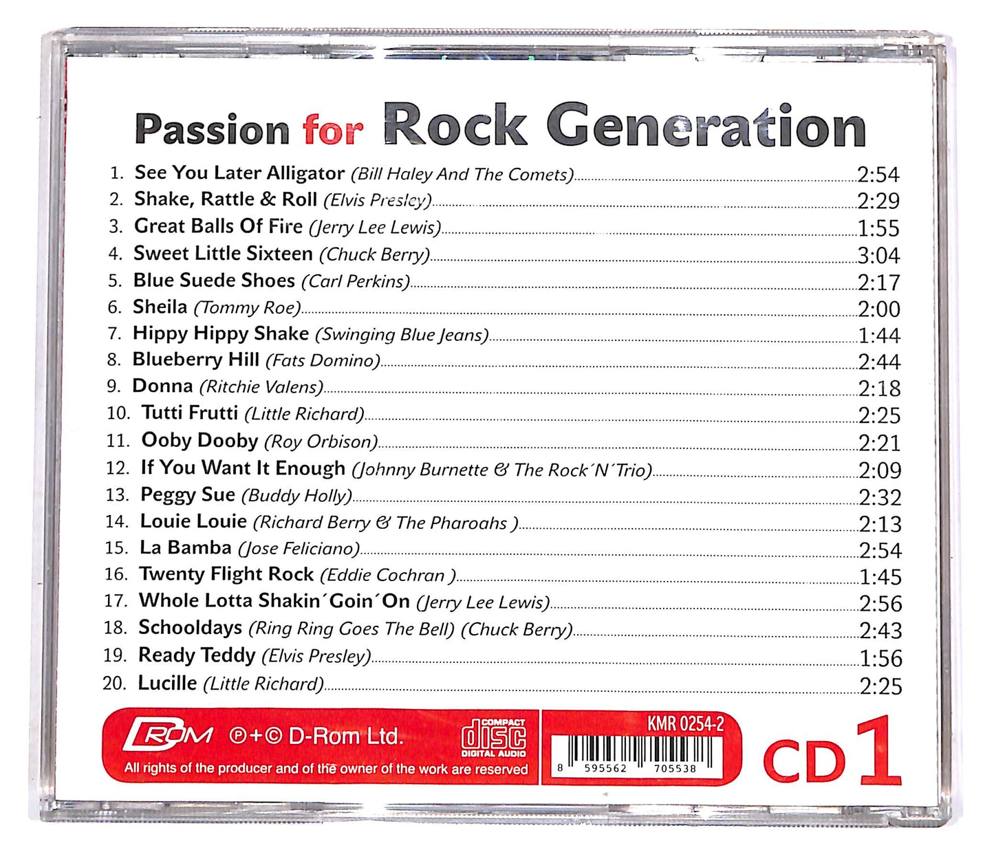 EBOND Passion For Rock Generation Vol.1 CD CD051906
