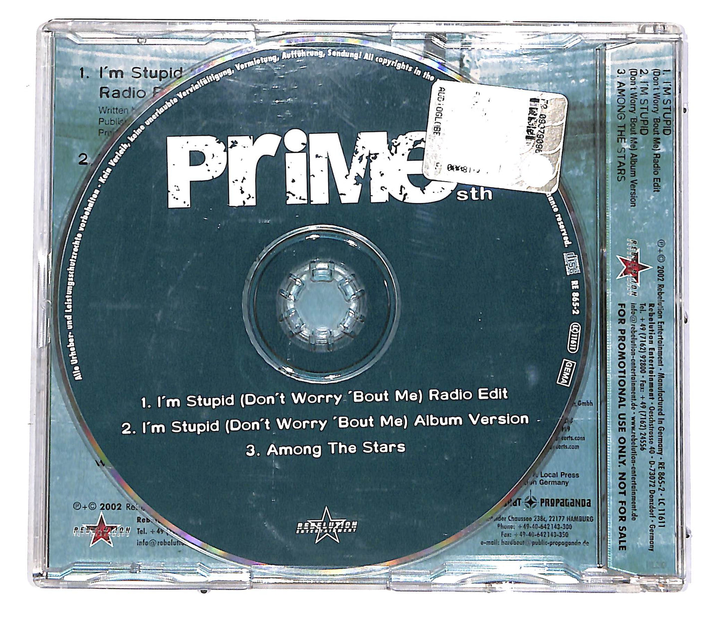 EBOND Prime Sth - I'm Stupid (Don't Worry 'Bout Me) EDITORIALE CD CD051923