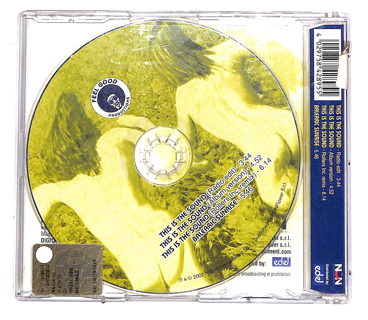 EBOND Feel Good Productions - This Is The Sound CD CD051934
