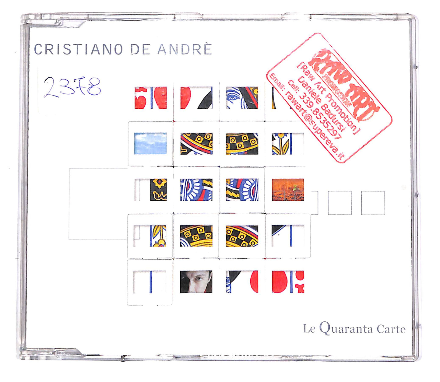 EBOND Cristiano De Andre - Le Quaranta Carte CD CD051949