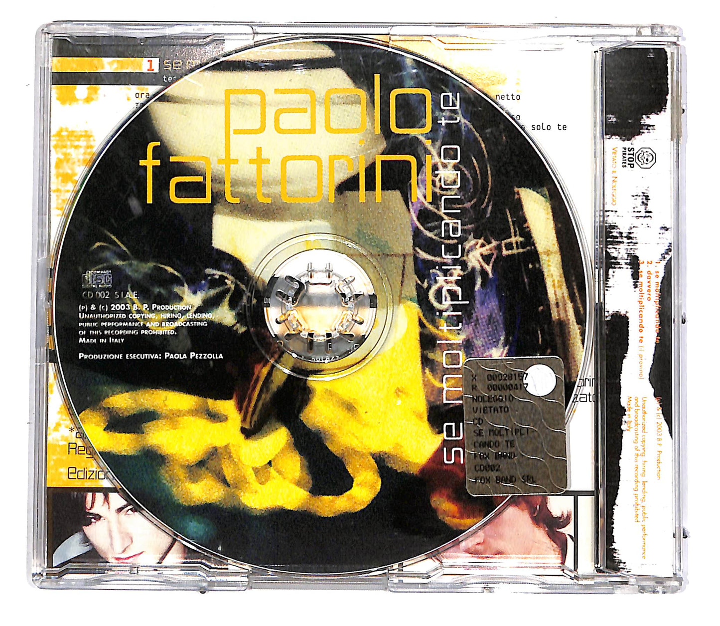 EBOND Paolo Fattorini - Se Moltiplicando Te EDITORIALE CD CD052024