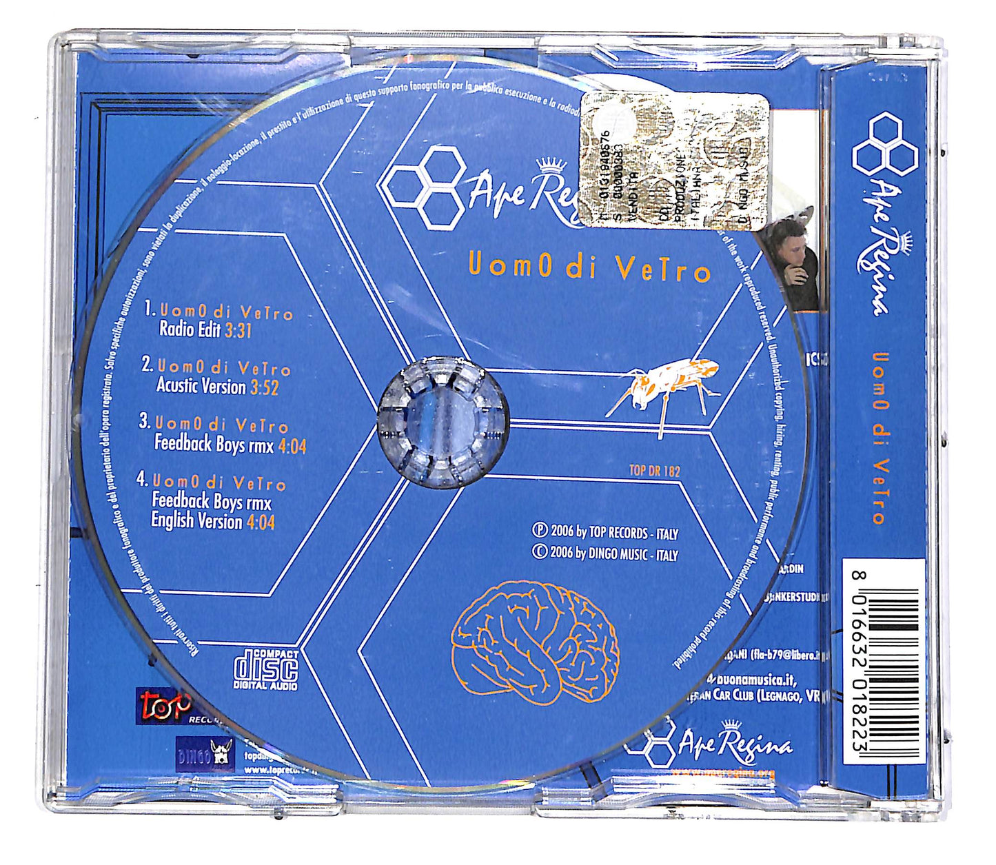 EBOND Ape Regina - Uomo Di Vetro (Feedback Boys Remix) CD CD052035