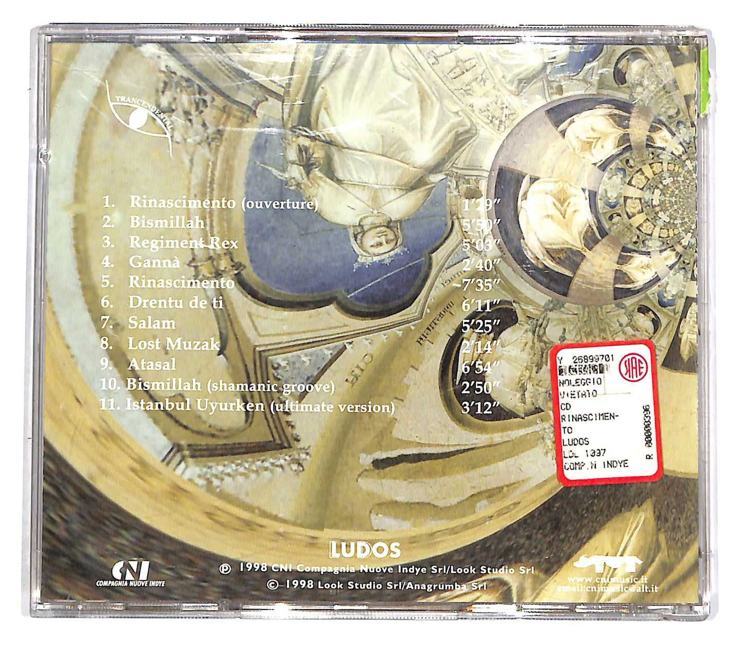 EBOND Trancendental - Rinascimento EDITORIALE CD CD052058