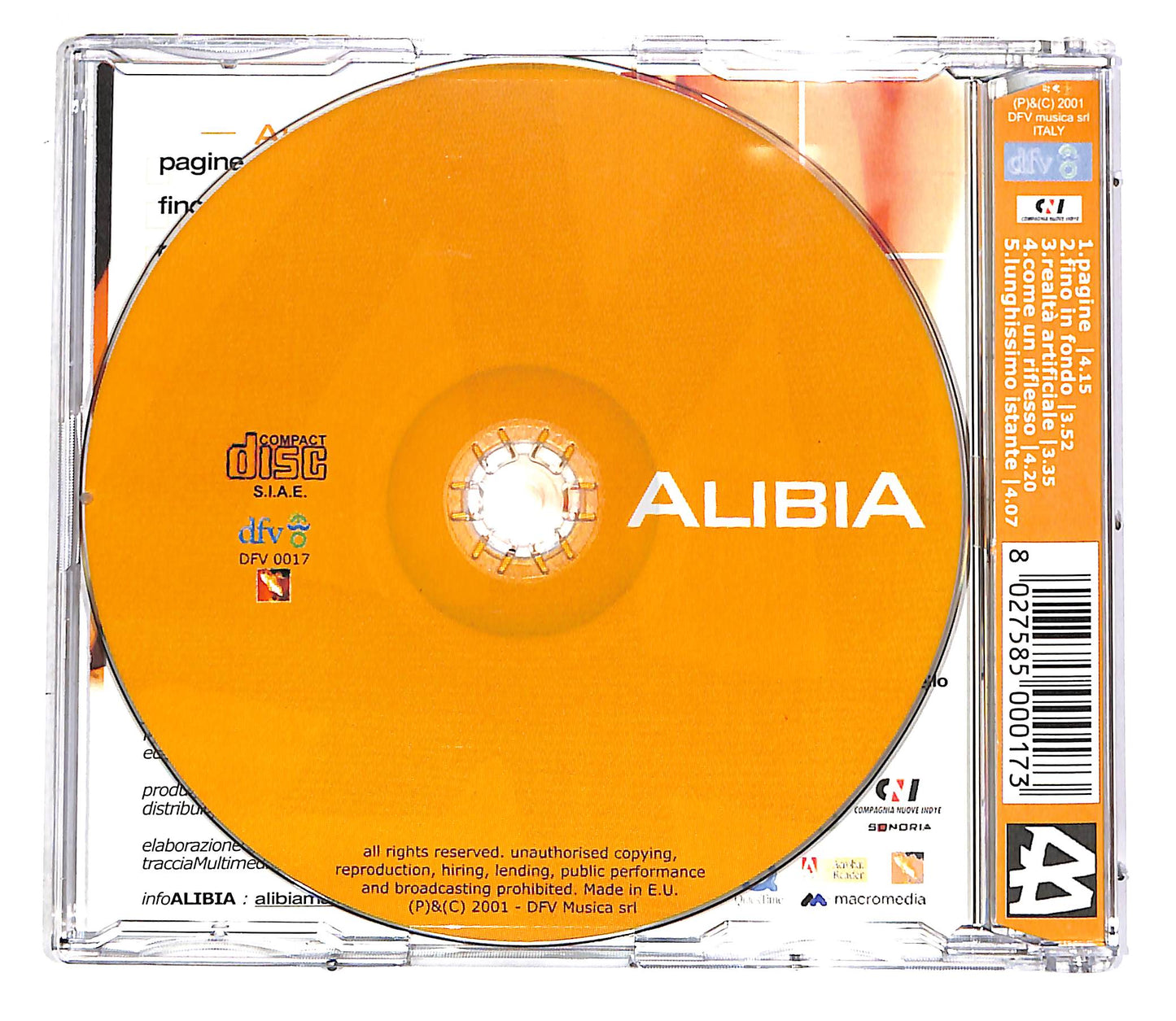 EBOND Alibia - Alibia CD CD052118