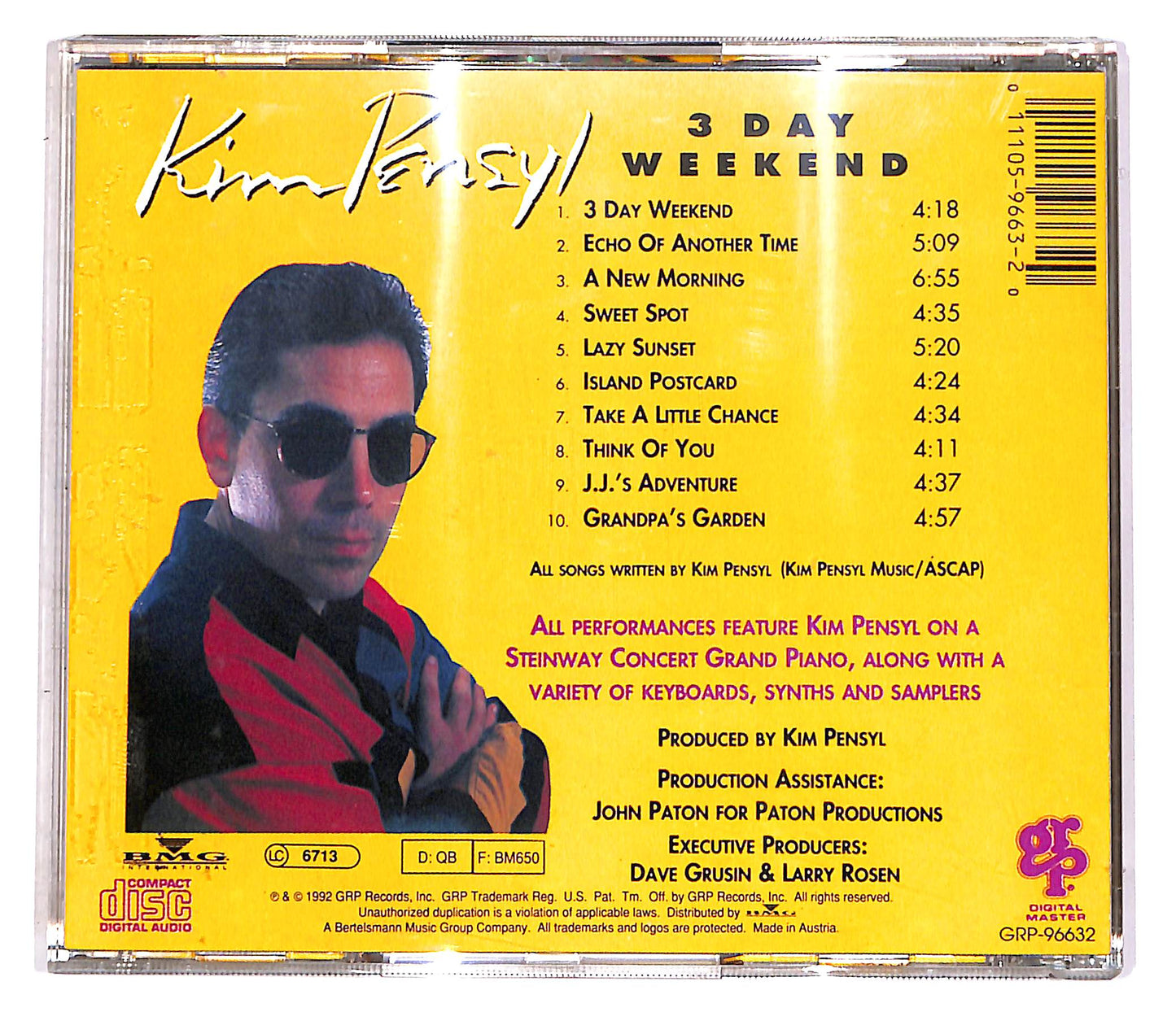 EBOND Kim Pensyl - 3 Day Weekend CD CD052160