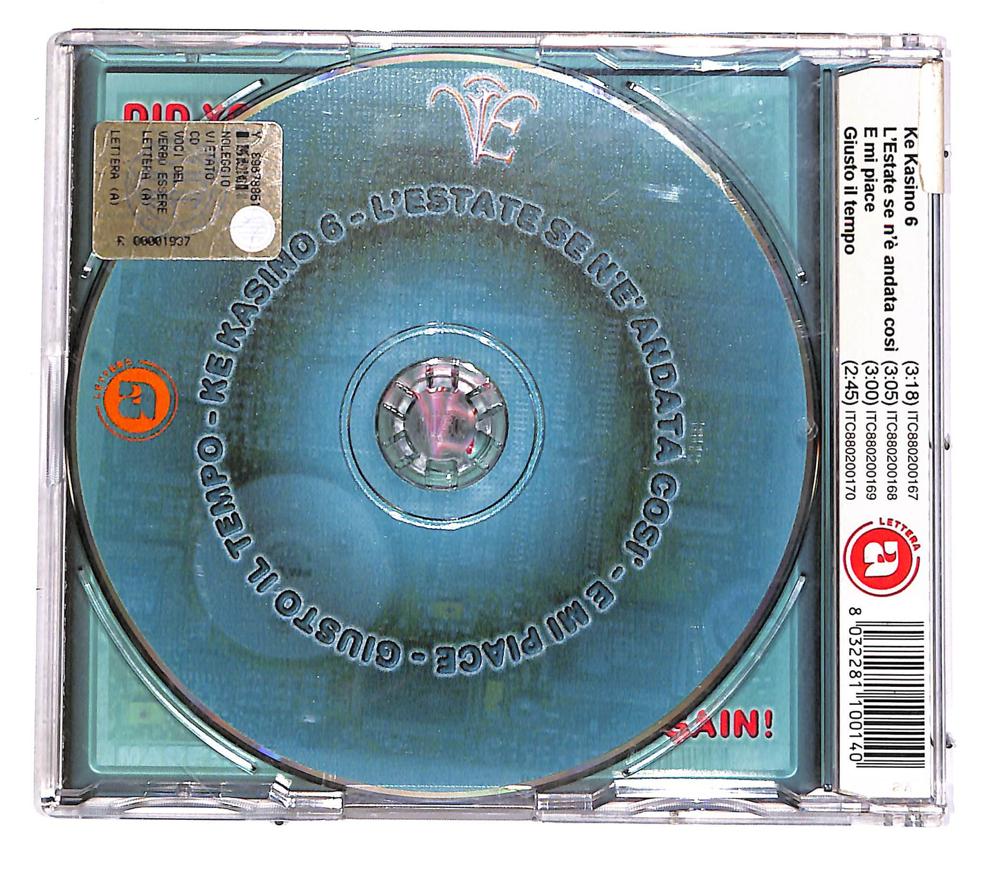 EBOND Voci Del Verbo Essere - Ke Kasino 6 CD CD052204