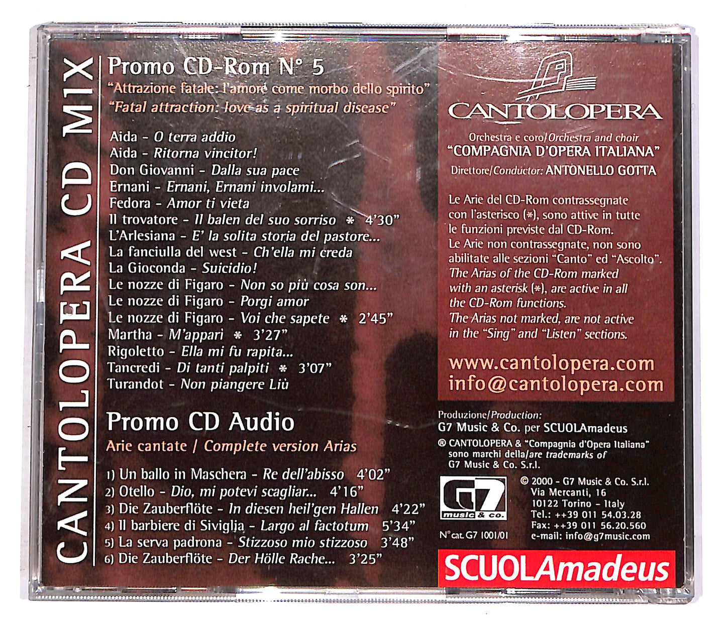 EBOND CantoloperaMIX - PromoRom &Audio PROMO CD CD052231