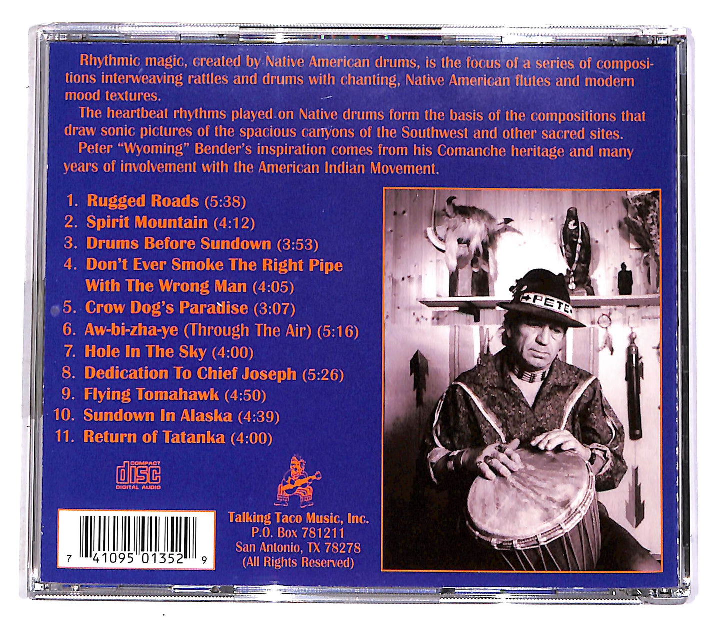 EBOND Canyon Drums - Peter 'Wyoming' Bender CD CD052259