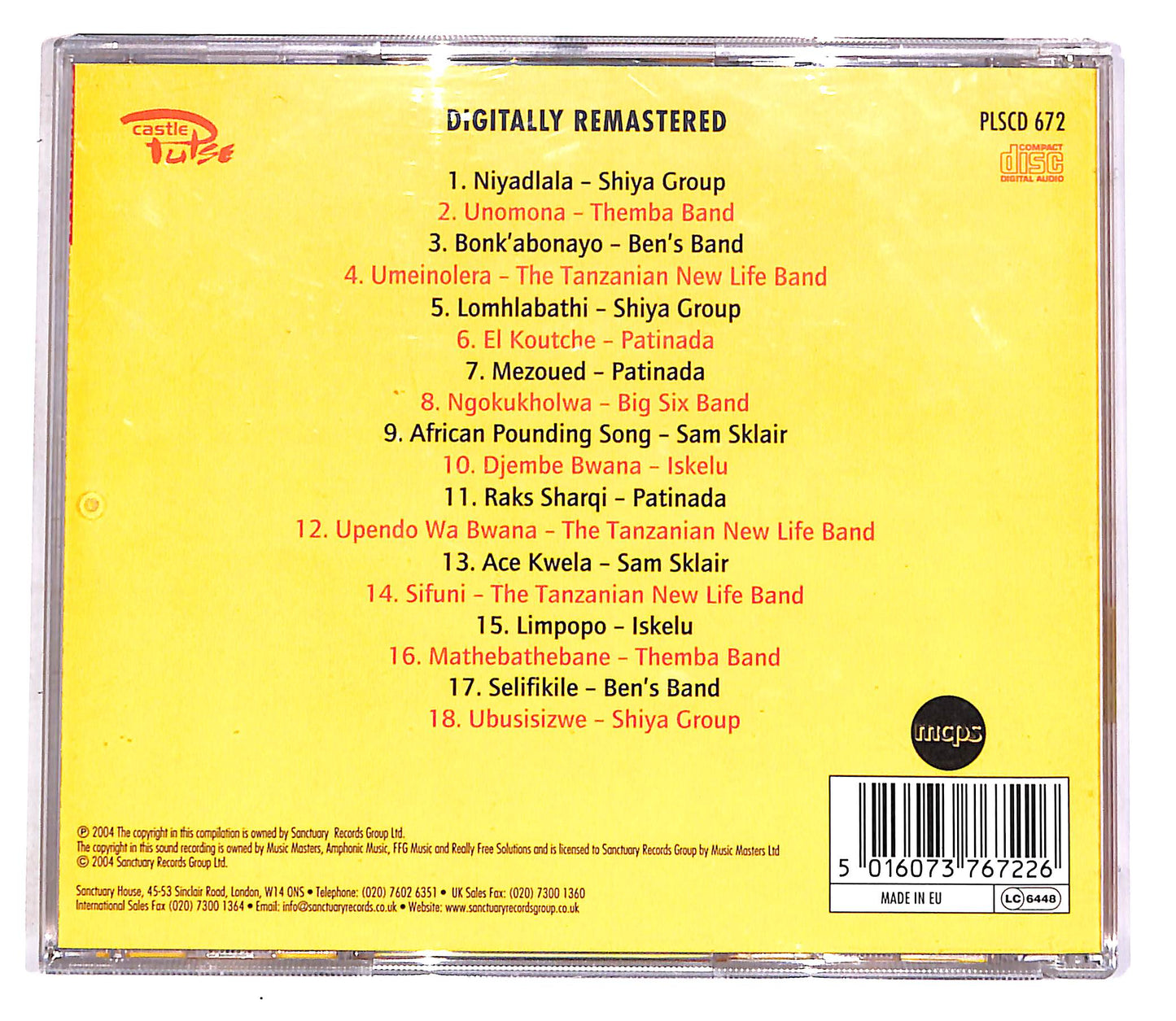 EBOND The Music Of Africa - Various Artists CD CD052312