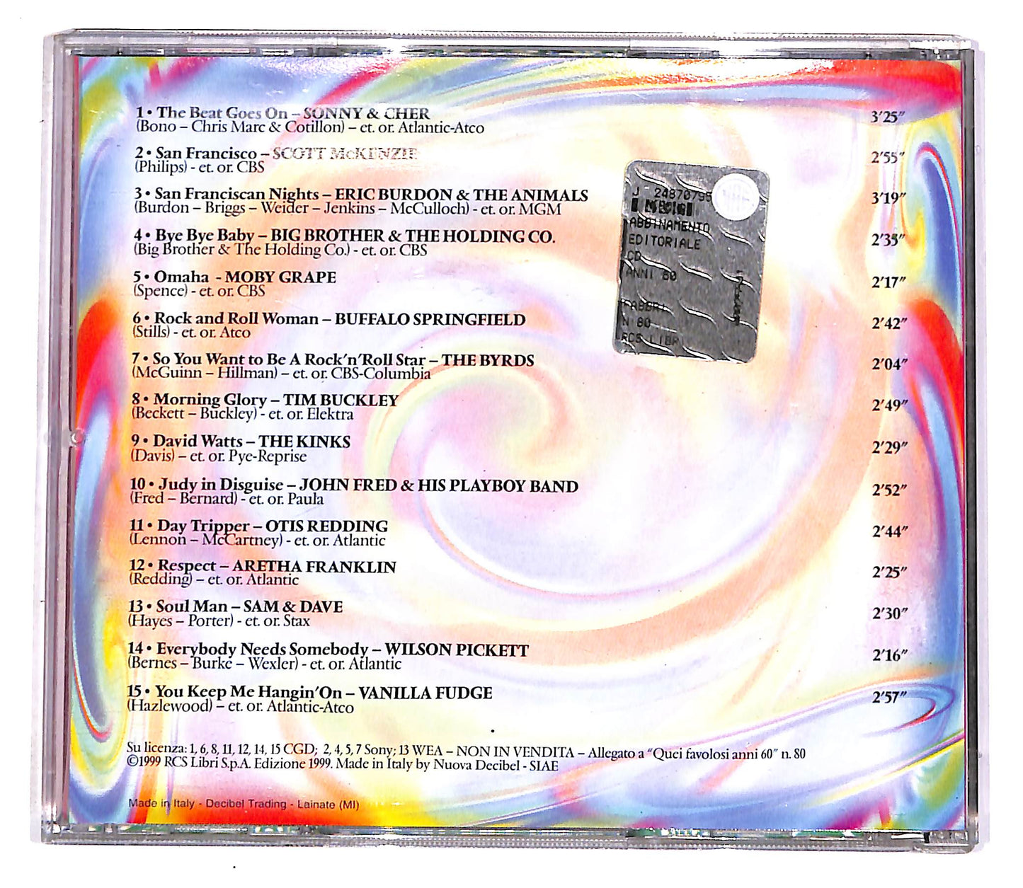EBOND Various - Peace & Love '60 • 1967-1 EDITORIALE CD CD052321