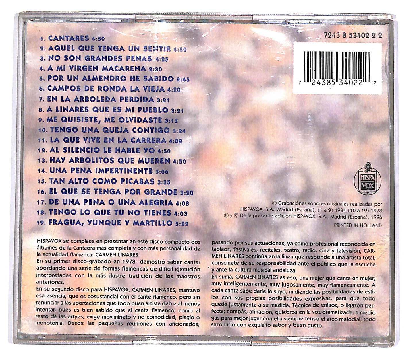 EBOND Carmen Linares - Su Cante CD CD052348