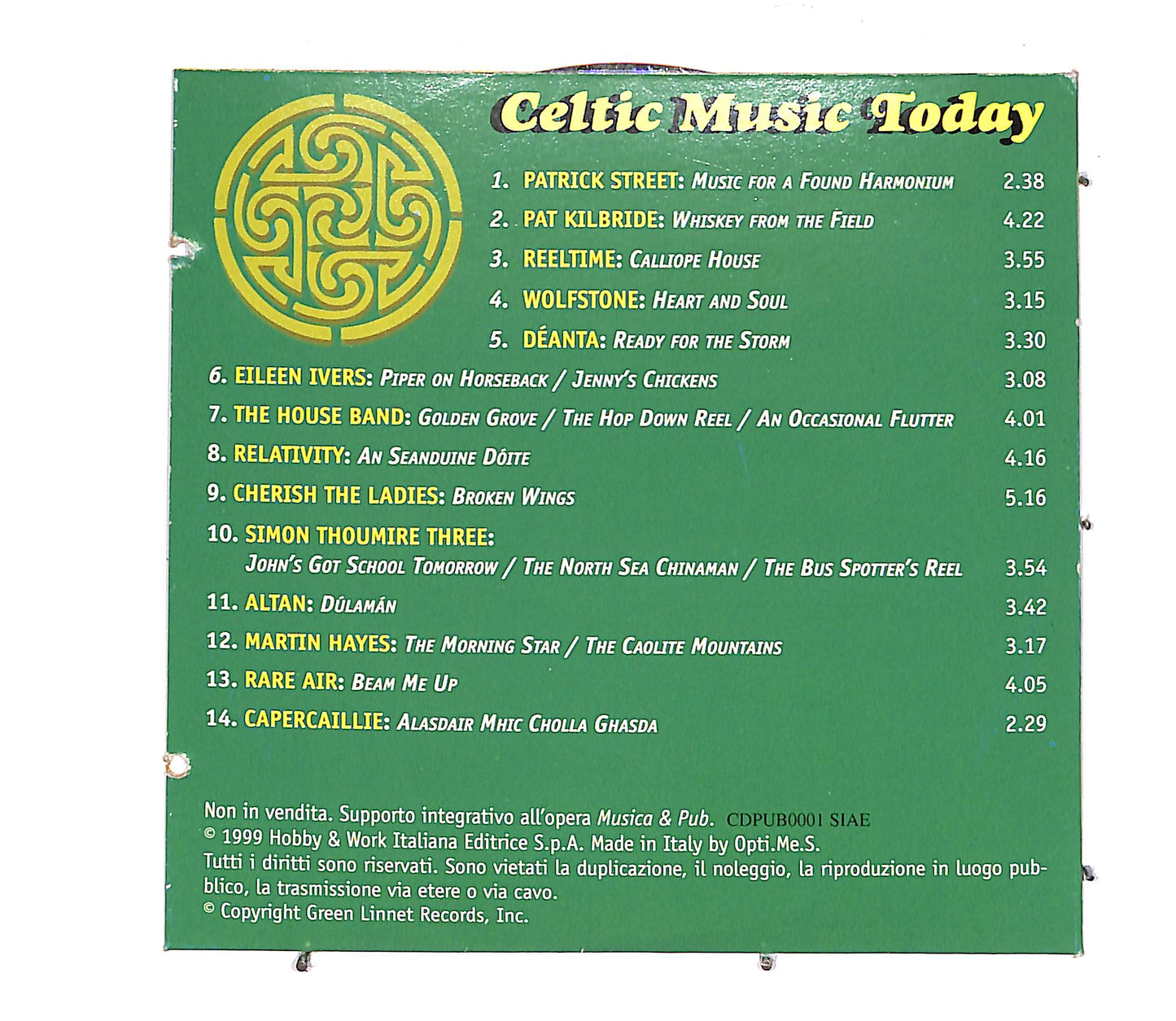 EBOND Musica & Pub - Celtic Music Today EDITORIALE CD CD052418