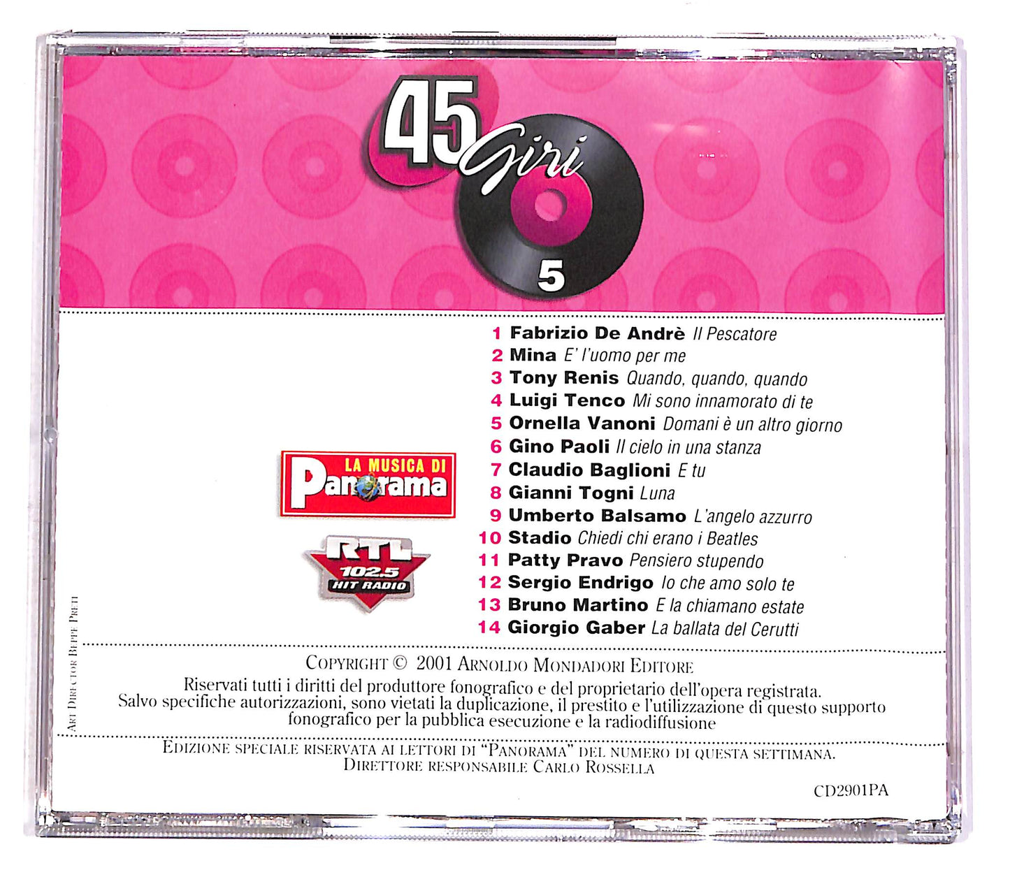 EBOND Various - 45 Giri Hit Parade Italiana 5 EDITORIALE CD CD052605