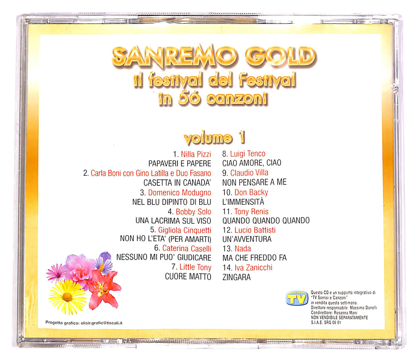 EBOND Sanremo Gold 1 - Il Festival Del Festival In 56 Canzoni EDITOR CD CD052626