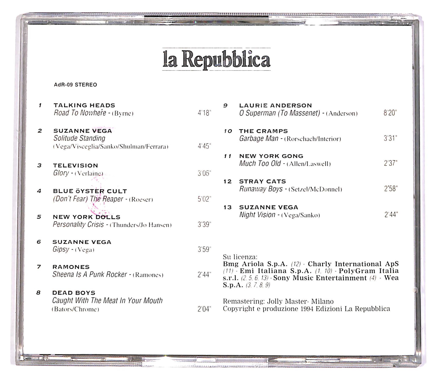 EBOND L'America Del Rock 9 - La Nascita Del Punk E Della New Wave ED CD CD052643