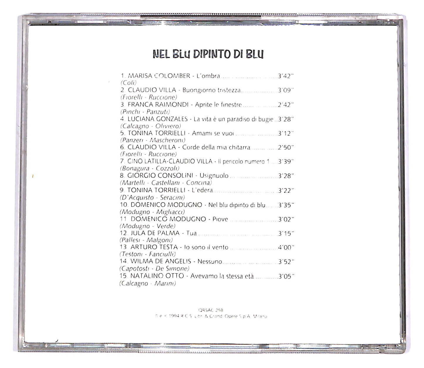 EBOND Various - Nel Blu Dipinto Di Blu EDITORIALE CD CD052644
