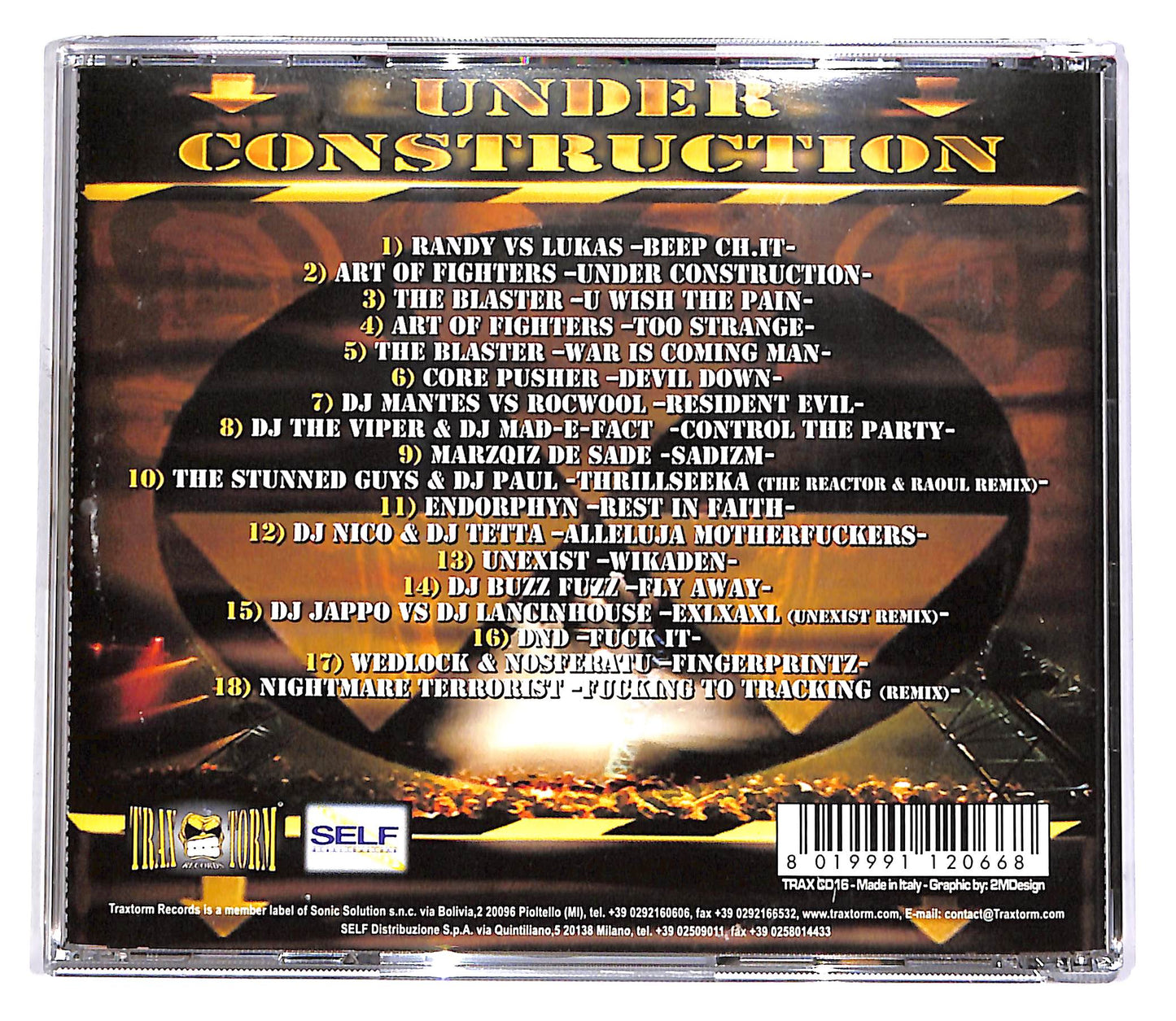 EBOND Randy - Under Construction CD CD052656