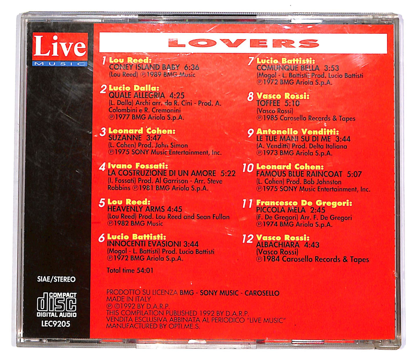 EBOND Various - Lovers PROMO CD CD052660