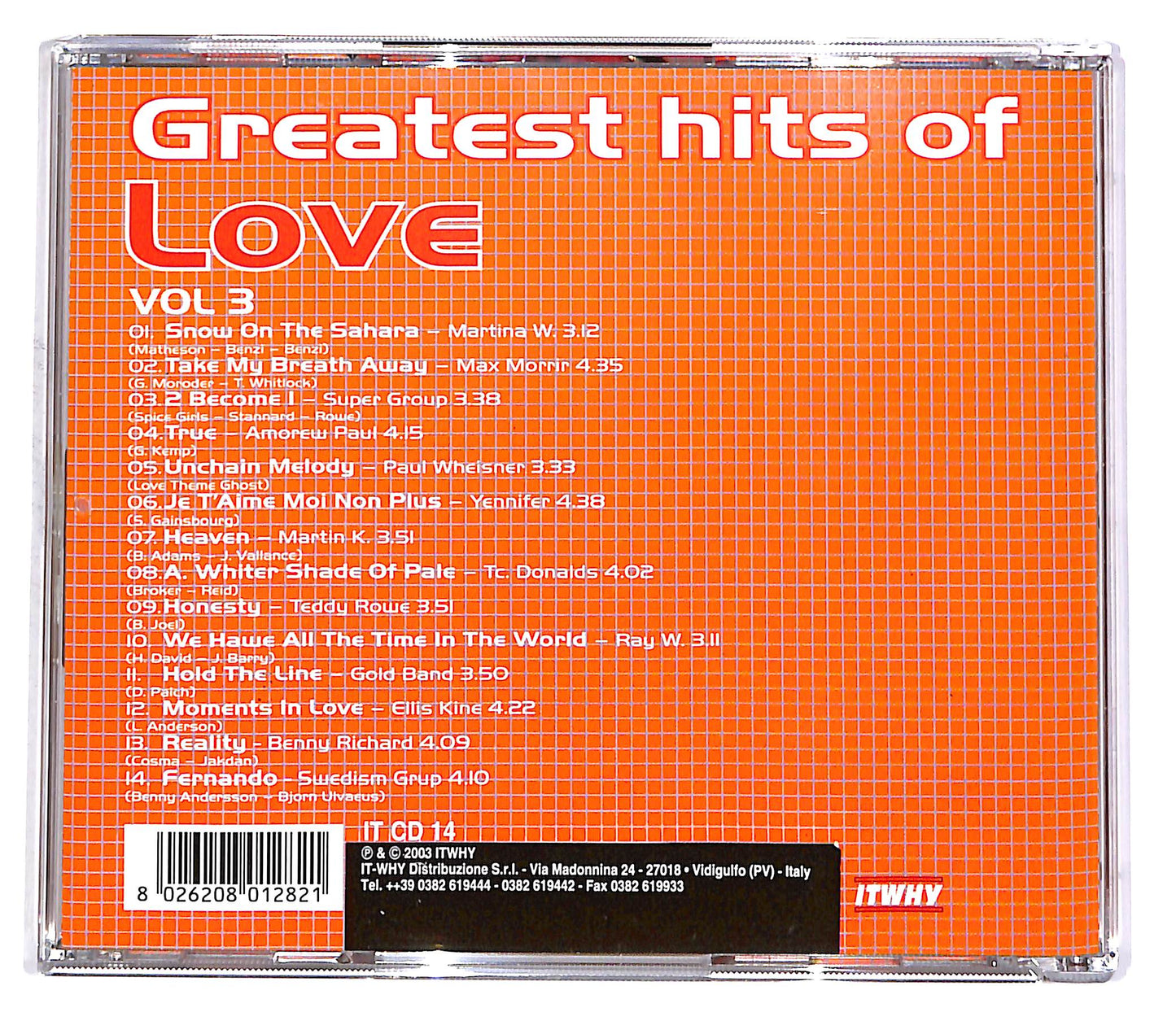 EBOND Greatest Hits Of Love - Volume 3 CD CD052728
