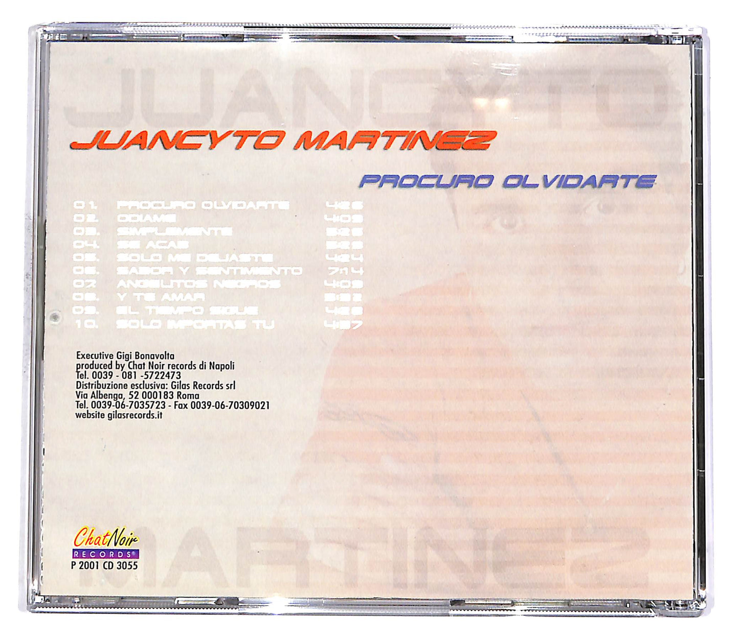EBOND Juancyto Martinez - Procuro Olvidarte EDITORIALE CD CD052738