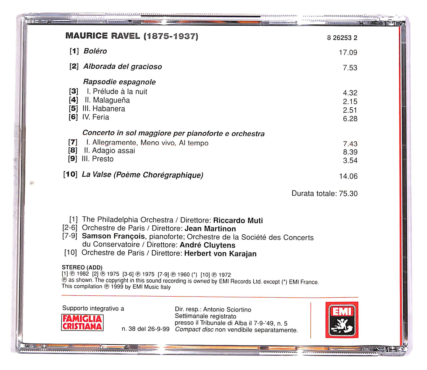 EBOND Maurice Ravel - Maurice Ravel (1875-1937) CD CD052760