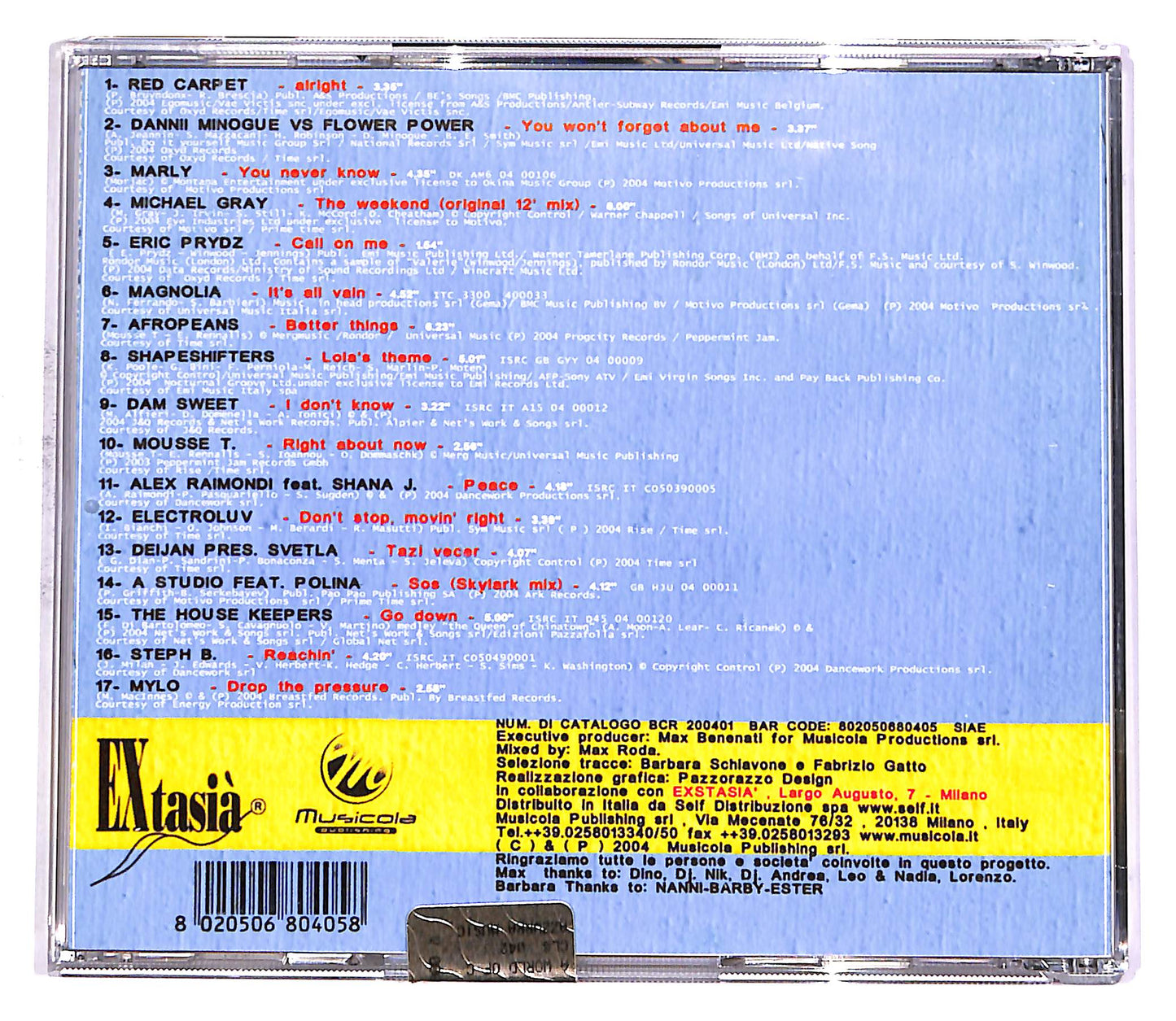 EBOND Pump The House Compilation CD CD052822