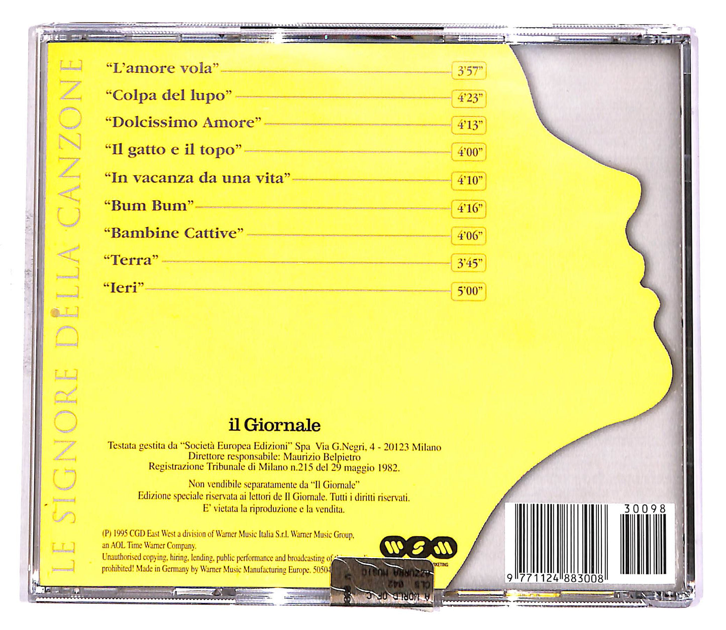 EBOND Le Signore Della Canzone Vol.8 - Irene Grandi EDITORIALE CD CD052823