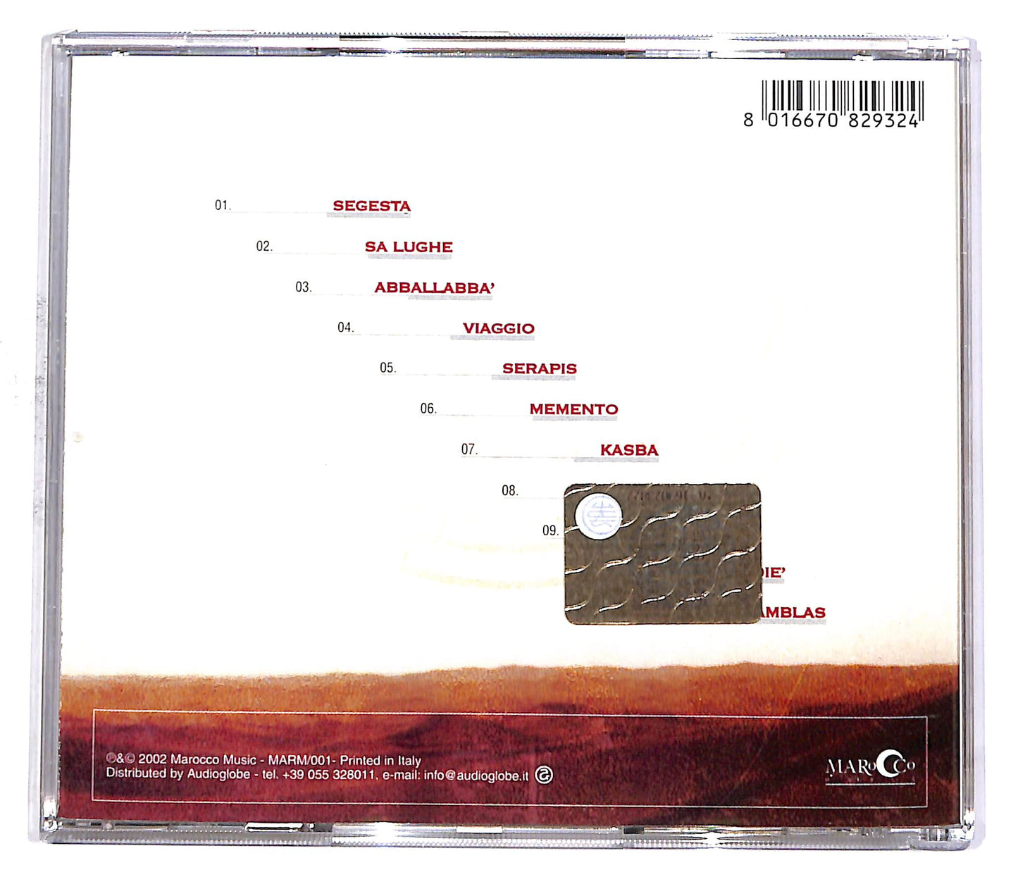 EBOND Lino Cannavacciuolo - Segesta CD CD052850
