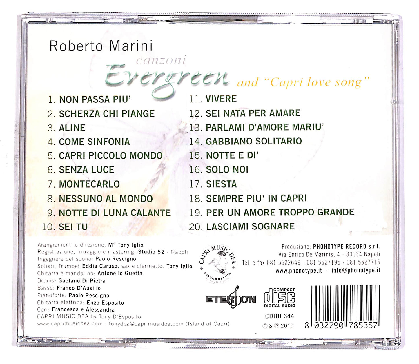 EBOND Roberto Marini - Canzoni Evergreen CD CD052926