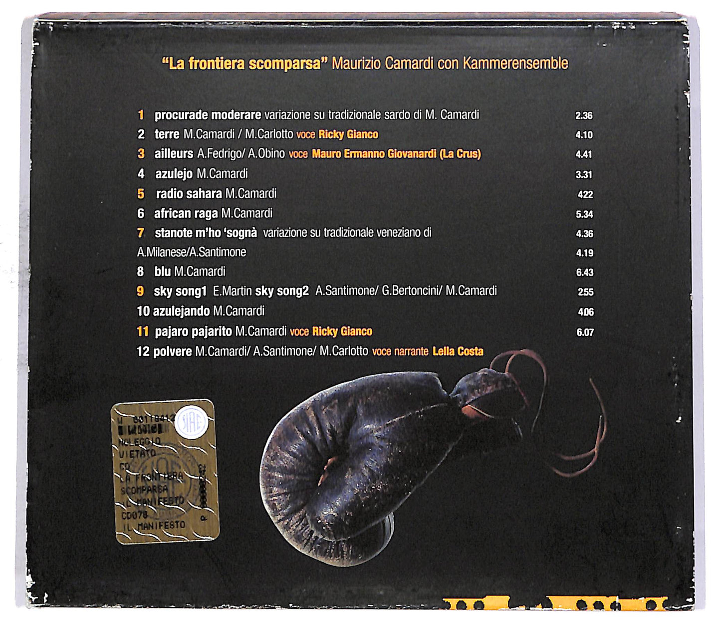 EBOND Maurizio Camardi - La Frontiera Scomparsa EDITORIALE CD CD052943