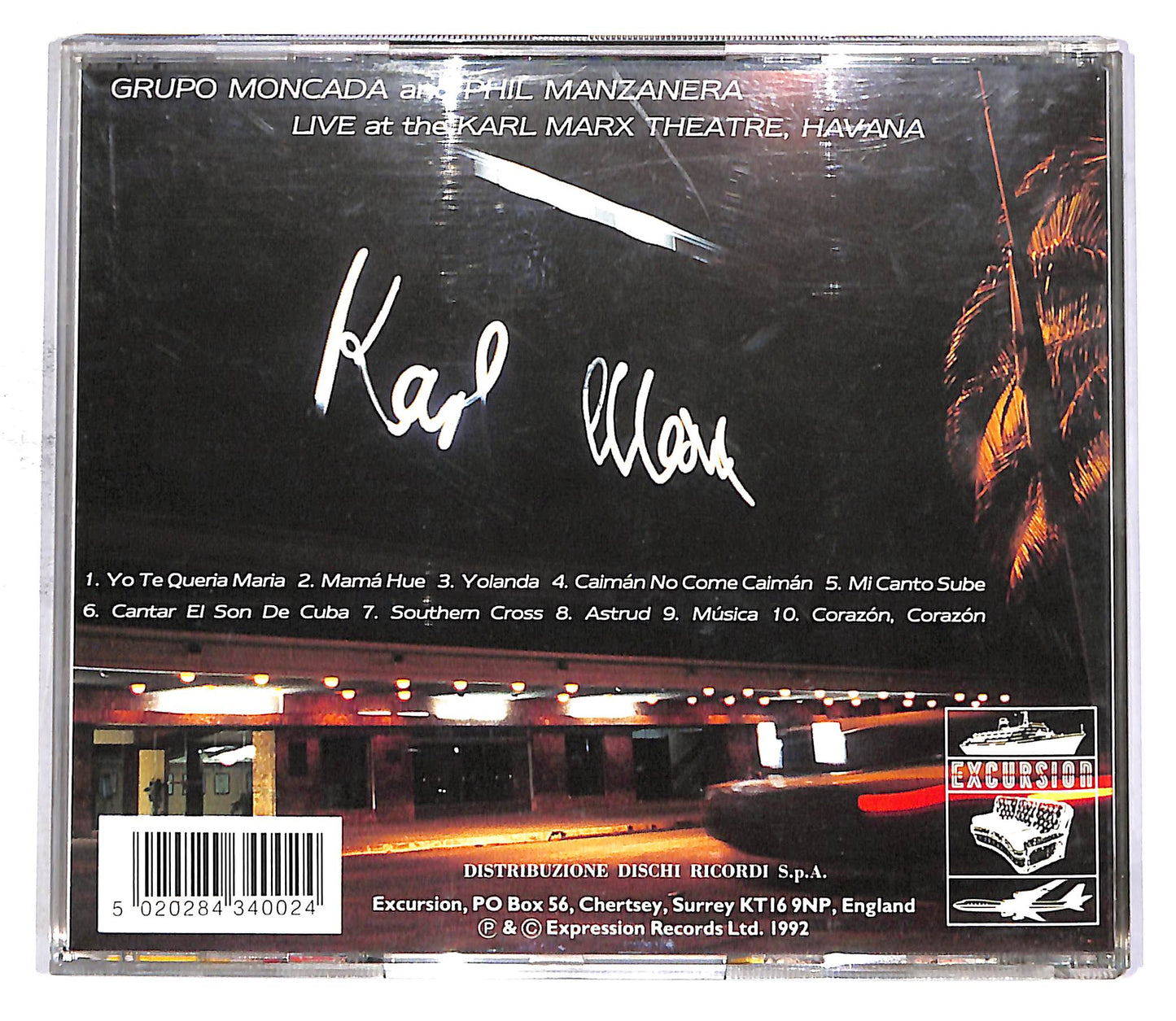 EBOND Moncada, Manzanera - Live At The Karl Marx CD CD052960