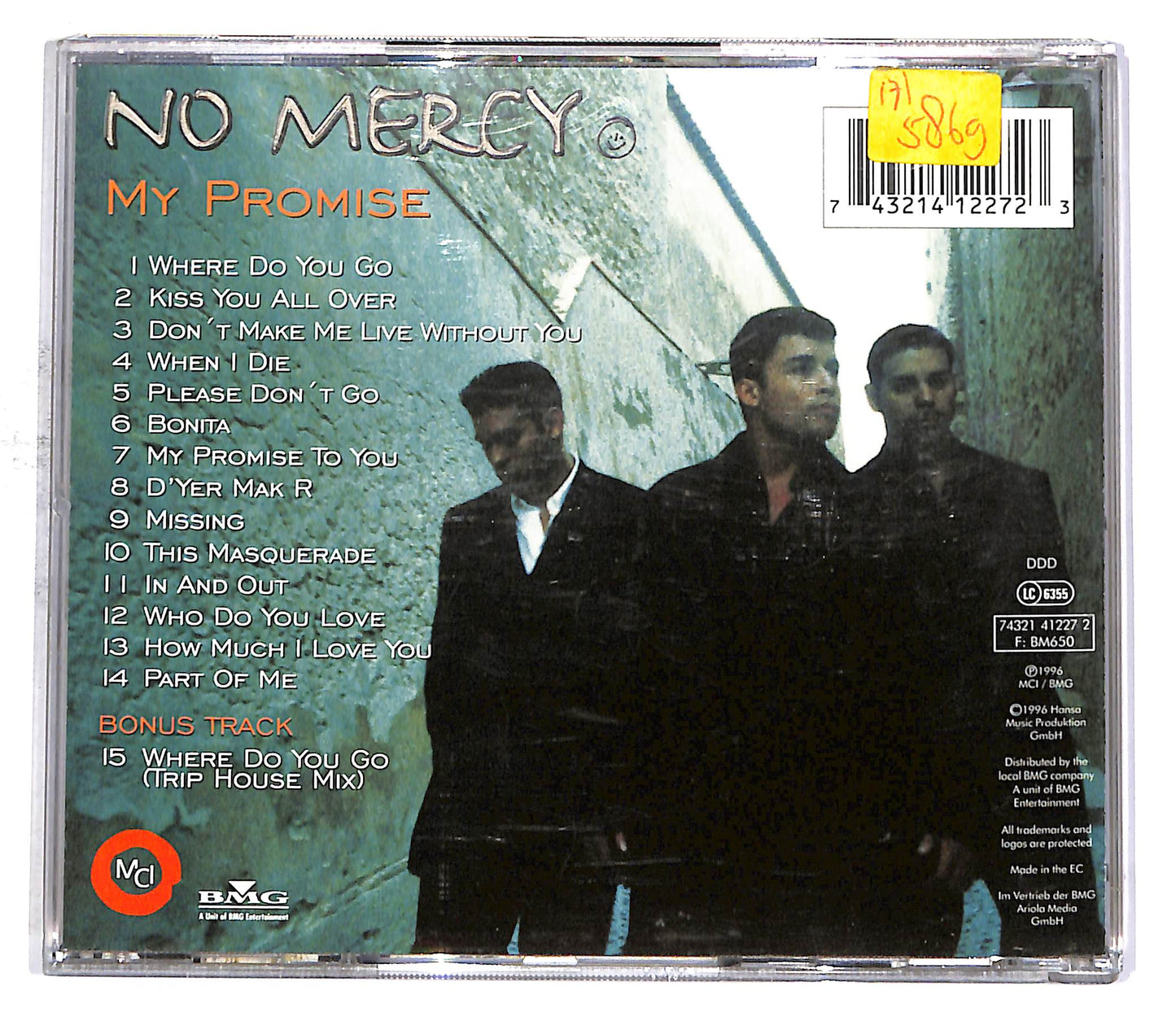 EBOND No Mercy - My Promise CD CD053028