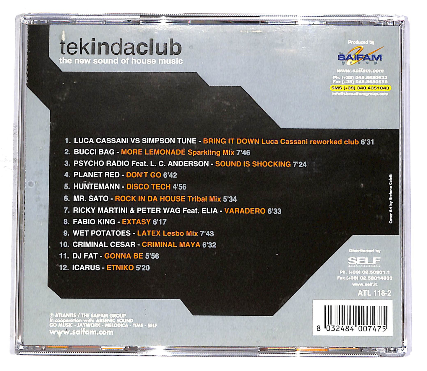 EBOND Various - Tek In Da Club CD CD053037