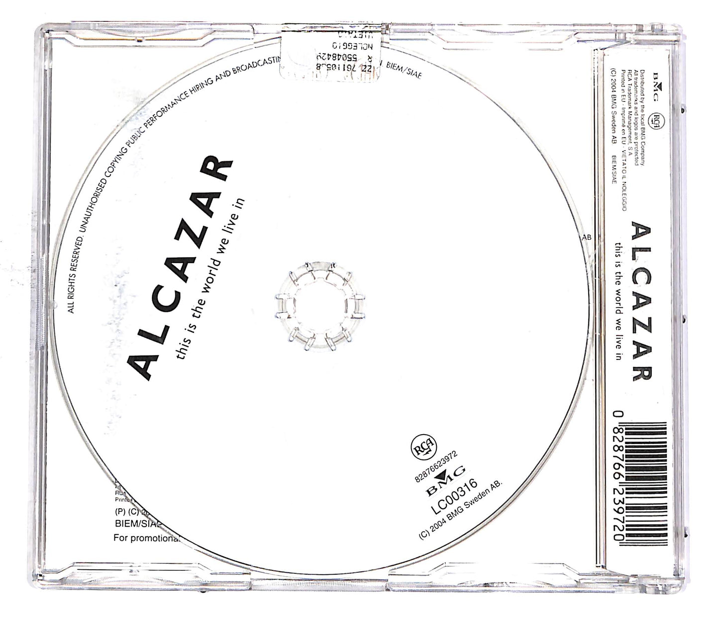 EBOND Alcazar - This Is The World We Live In CD CD053070